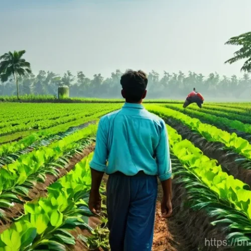 유기농업 실기 시험 - **Prompt 1: "The Journey of an Organic Farmer"**
    A realistic photograph of a determined young Be...