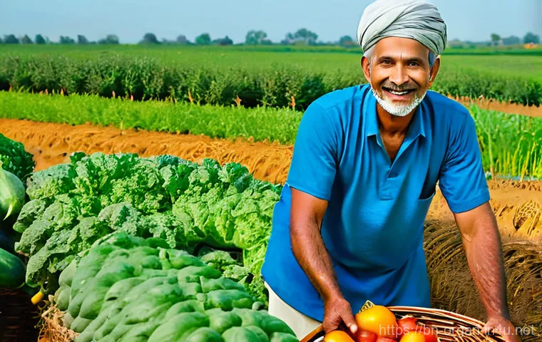 유기농업 분야 자격증의 장점 - **Prompt 1: A Proud Organic Farmer and Wholesome Produce**
    "A heartwarming, realistic scene feat...